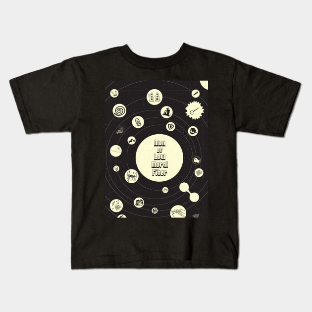 MOLMF Universe Kids T-Shirt by menoflowmoralfiber